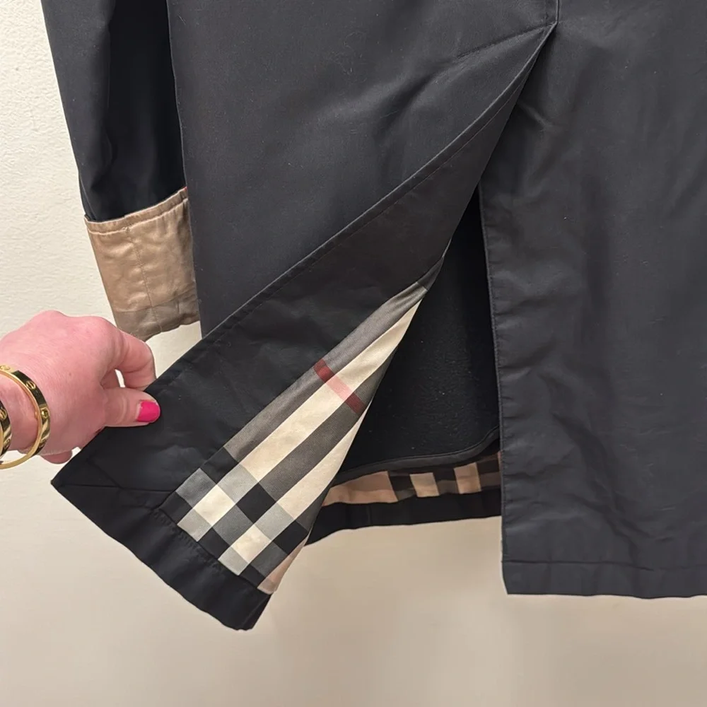 Vintage Burberry Brit Trench coat wool liner - Picture 7 of 12